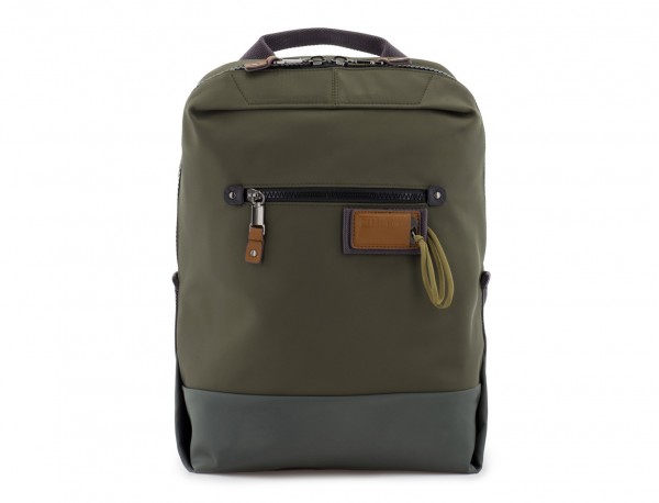 small backpack in green front
