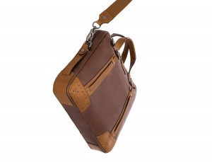 leather vintage laptop bag brown base