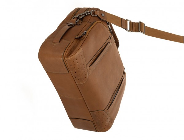 leather vintage briefbag light brown base