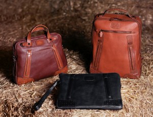 leather portfolio vintage light brown model