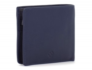 leather wallet men blue side