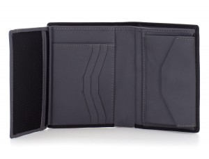 leather wallet black