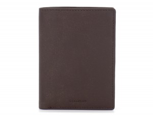 leather wallet brown front