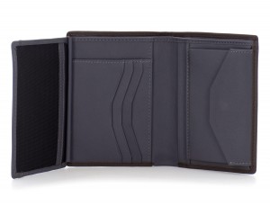 leather wallet brown open