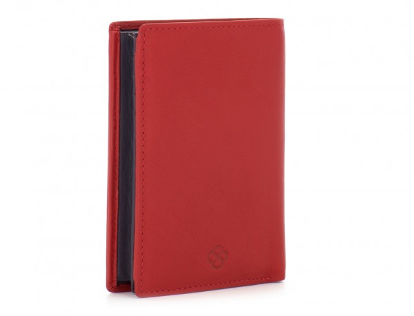 leather wallet red side