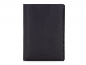 leather wallet black front