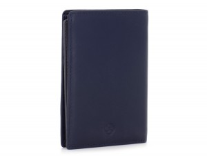 leather wallet blue side