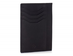 leather credit card wallet back side