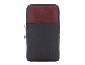 Multipurpose pouch in burgundy front