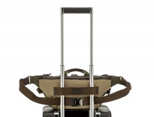 Marsupio in canvas e pelle trolley