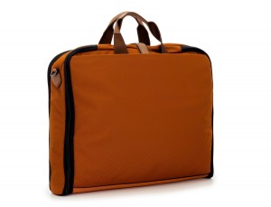 Travel suit bag in orange back