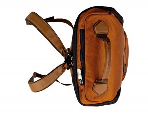 travel backpack tube in orange up