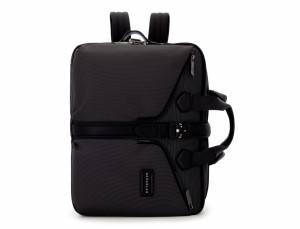 Borsa da viaggio zaino in antracite nero front