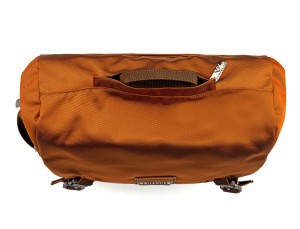 Messenger bag business in orange up