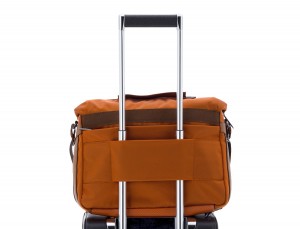 Messenger bag in blu trolley