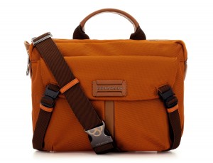 Large waist bag in orange front