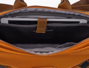 Large waist bag in blue with tablet