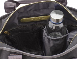 bolso de mujer reciclado para ordenador negro botella