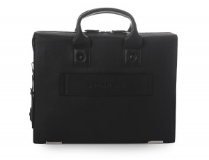 leather briefcase for men back