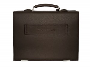 leather briefbag brown back