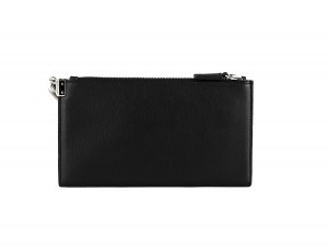 pochette in pelle nero back