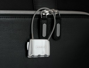 silver luggage lock lifestyle