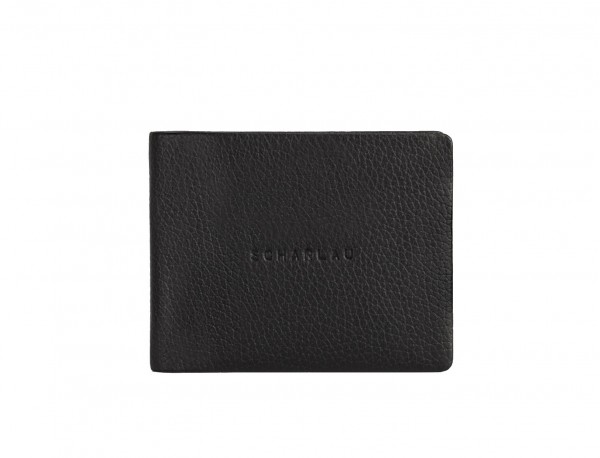 leather wallet men black front