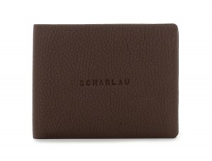 leather wallet men brown front