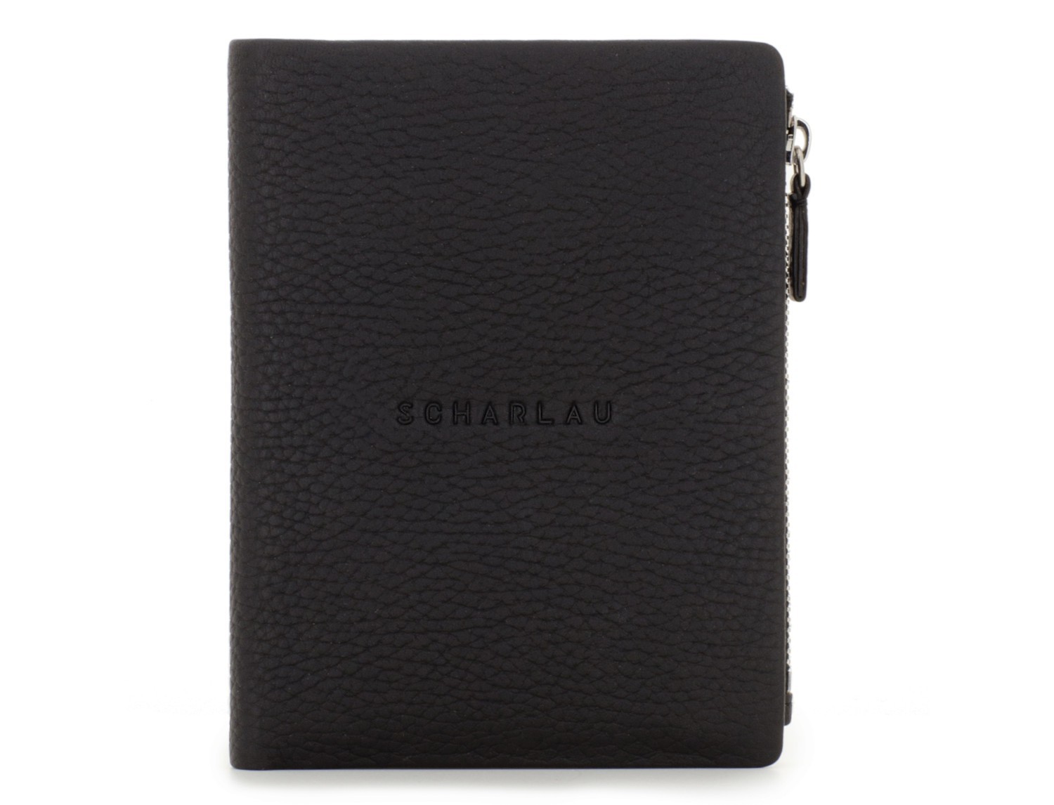Leather wallet black front